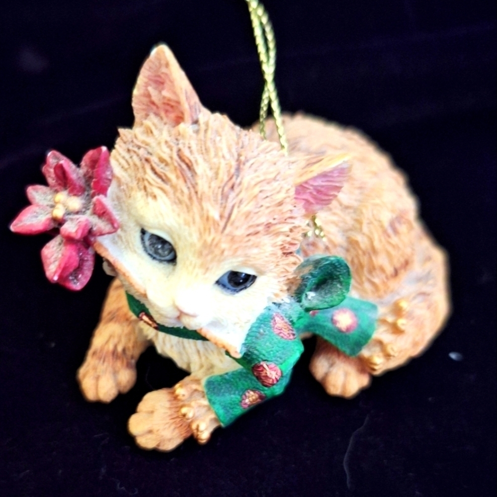 Vintage Cat ornament Sandra Brue